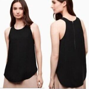 Aritzia Wilfred Sevres high low crew neck camisole tank